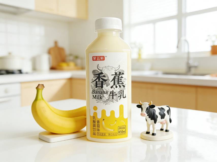 450毫升果粒牛乳