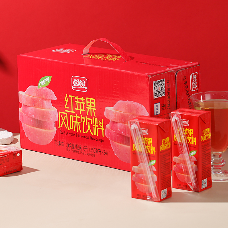 盼盼红苹果果汁250ml*24